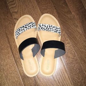 Slide on sandals